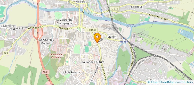 localisation de l'entreprise SCI PLANTIN CARRENARD à CHARLEVILLE-MEZIERES