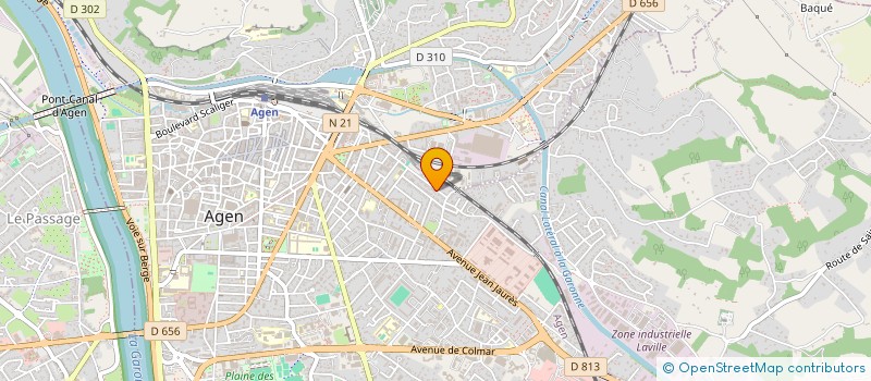 localisation de l'entreprise SCI PLANVAL  CASTELCULIER