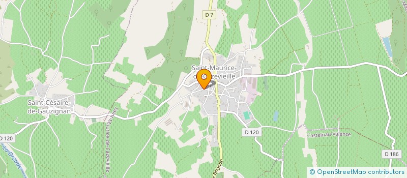 localisation de l'entreprise SCI PLANZOLLE  SAINT-MAURICE-DE-CAZEVIEILLE