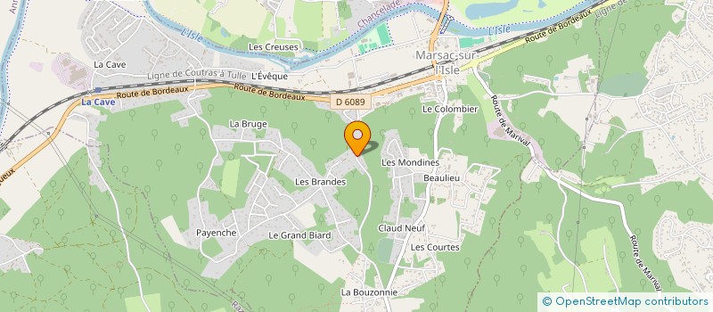 localisation de l'entreprise SCI PLAS PARIS  MARSAC-SUR-L'ISLE