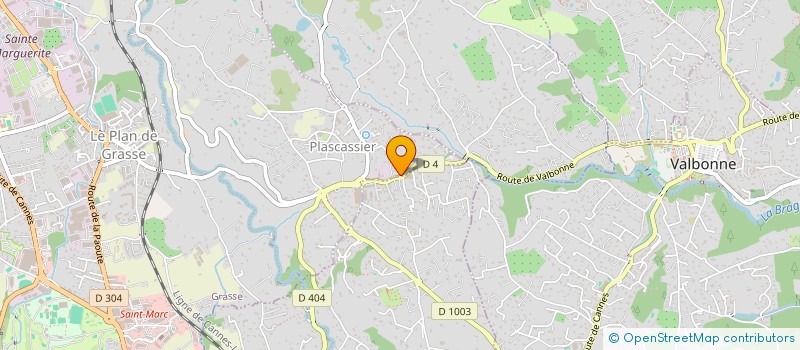 localisation de l'entreprise SCI PLASCASSOISE à GRASSE