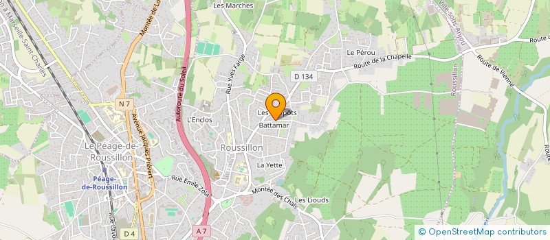 localisation de l'entreprise SCI PLASENCIA  ROUSSILLON