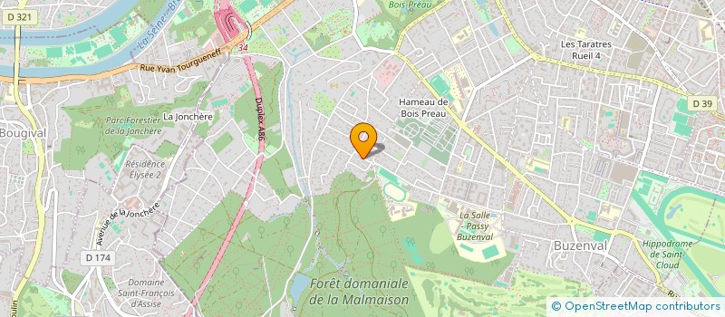 localisation de l'entreprise SCI PLASSIER 2 à RUEIL-MALMAISON