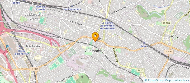 localisation de l'entreprise SCI PLASTAVRON  VILLEMOMBLE