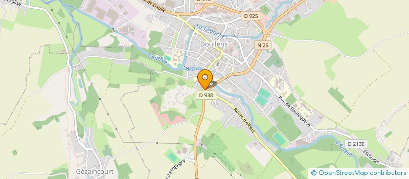 localisation de l'entreprise SCI PLAT-DE-SOUS  DOULLENS