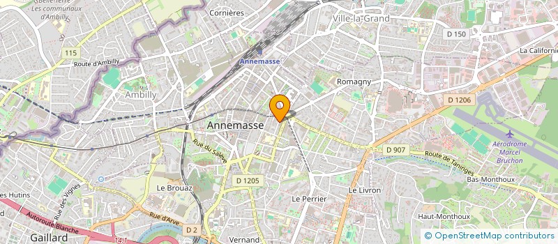 localisation de l'entreprise SCI PLATANE à ANNEMASSE