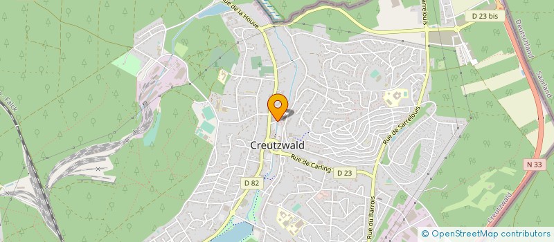 localisation de l'entreprise SCI PLATAX  CREUTZWALD