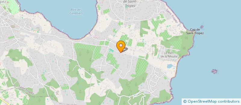 localisation de l'entreprise SCI PLATE ESTATES à SAINT-TROPEZ