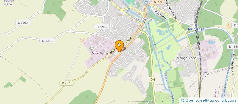 localisation de l'entreprise SCI PLATEAU DE LA GARENNE à MAINTENON