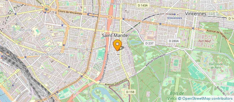 localisation de l'entreprise SCI PLATEL à SAINT-MANDE