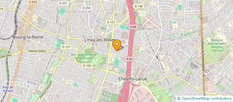 localisation de l'entreprise SCI PLATIMMO  L'HAY-LES-ROSES