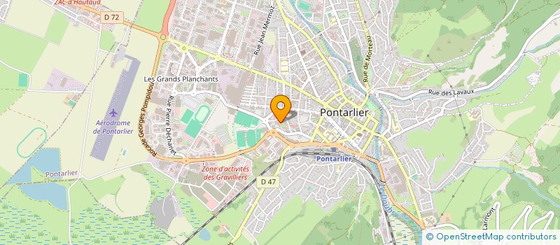 localisation de l'entreprise SCI PLATIMO  LES FOURGS