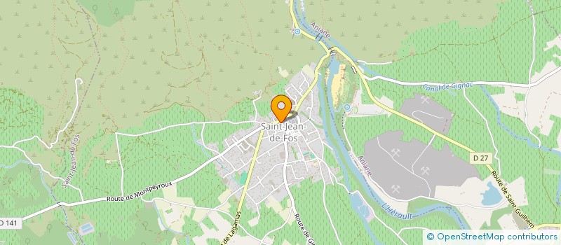 localisation de l'entreprise SCI PLATINE  MONTPEYROUX