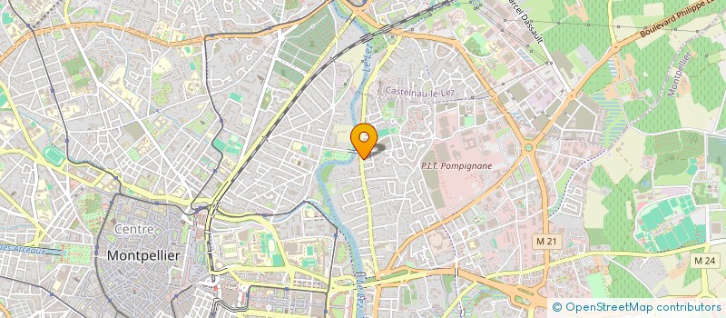 localisation de l'entreprise SCI PLATINIUM E&H à MONTPELLIER