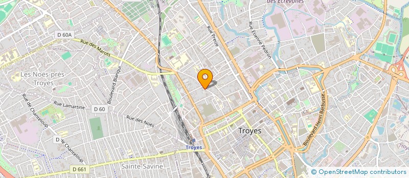 localisation de l'entreprise SCI PLATIPUS à TROYES