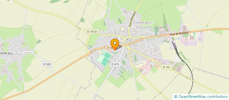 localisation de l'entreprise SCI PLATON 1  CREVECUR-LE-GRAND