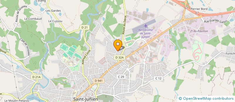 localisation de l'entreprise SCI PLATON 28  SAINT-JUNIEN