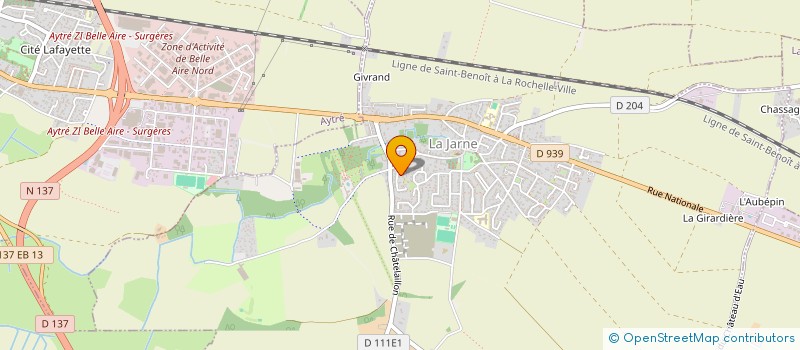 localisation de l'entreprise SCI PLATON  LE VAL