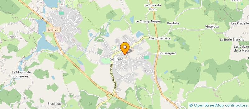 localisation de l'entreprise SCI PLATON  SEILHAC