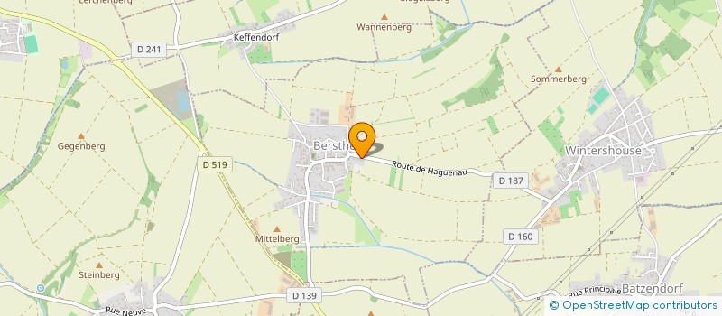 localisation de l'entreprise SCI PLATRERIE BEY ET FILS  BERSTHEIM