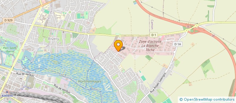 localisation de l'entreprise SCI PLATRERIE LESOURD  CAMON