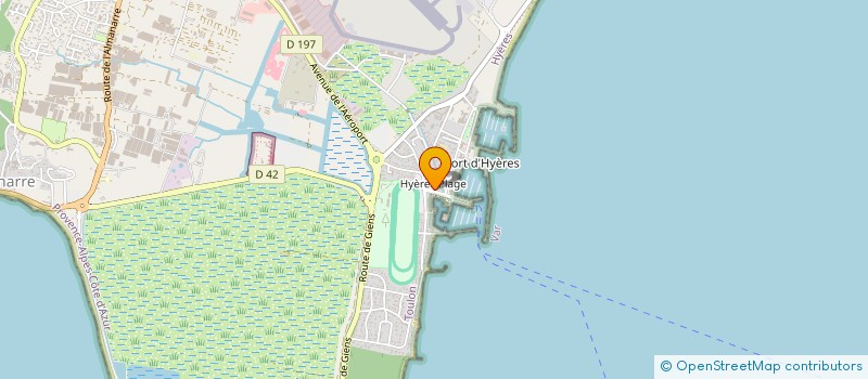 localisation de l'entreprise SCI PLAYA MARINA à HYERES