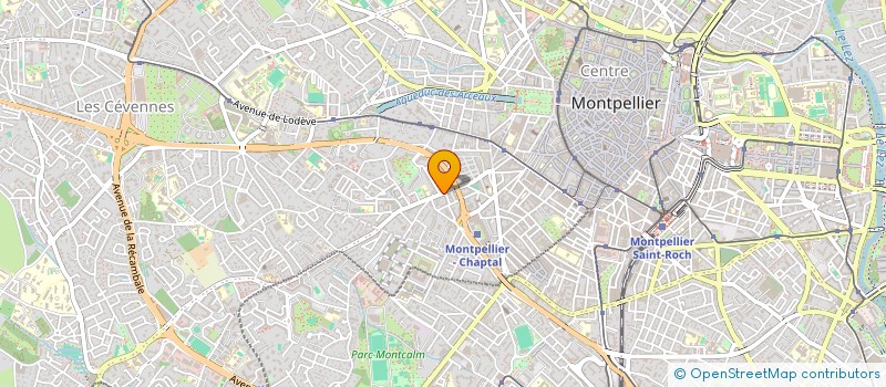 localisation de l'entreprise SCI PLAYA SEVEN à MONTPELLIER