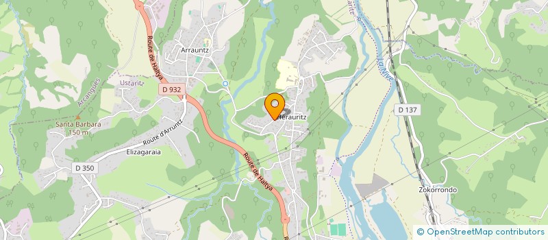 localisation de l'entreprise SCI PLAZA BURUA  LARRESSORE