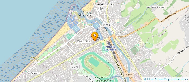 localisation de l'entreprise SCI PLAZA-MIRABEAU à DEAUVILLE