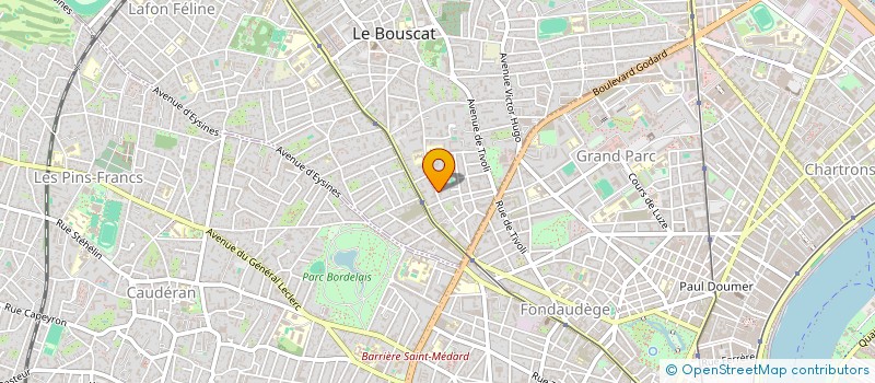 localisation de l'entreprise SCI PLAZZA  LE BOUSCAT