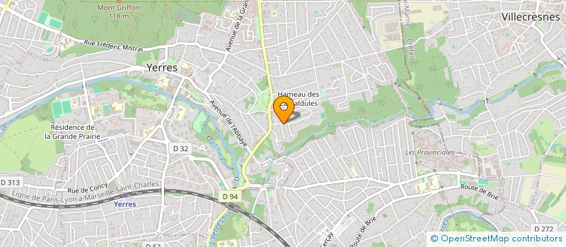 localisation de l'entreprise SCI PLB  YERRES