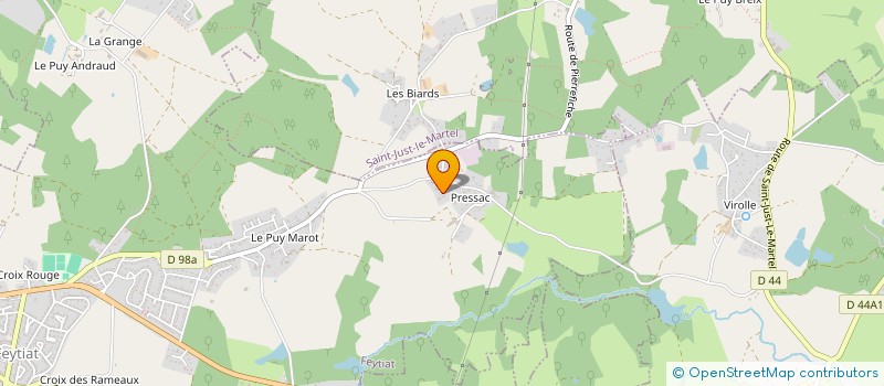 localisation de l'entreprise SCI PLBC à FEYTIAT