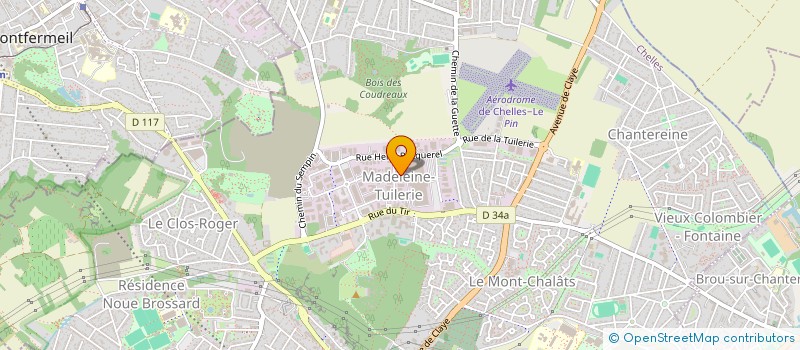 localisation de l'entreprise SCI PLC DE LA TUILERIE  CHELLES