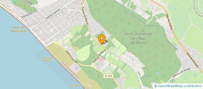 localisation de l'entreprise SCI PLDM  SAINT-JEAN-DE-MONTS