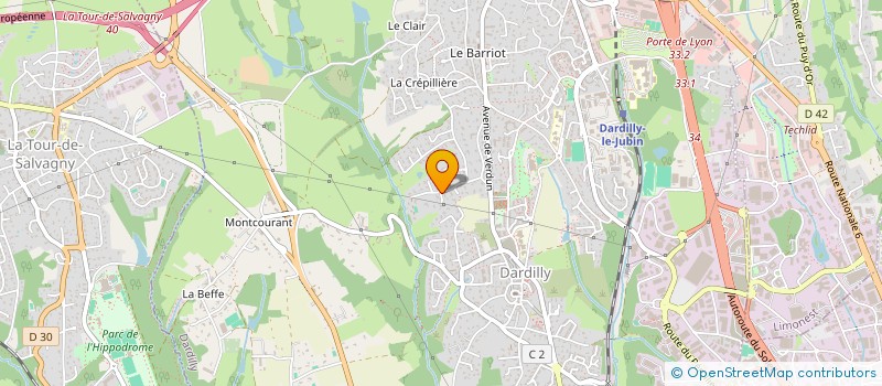 localisation de l'entreprise SCI PLE  DARDILLY