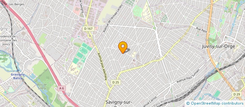 localisation de l'entreprise SCI PLEAR  SAVIGNY-SUR-ORGE