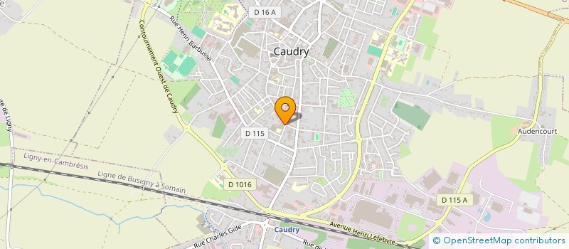 localisation de l'entreprise SCI PLEC  CAUDRY