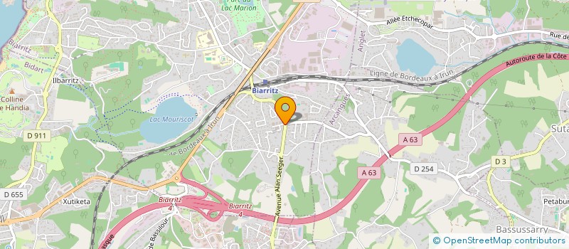 localisation de l'entreprise SCI PLEGC à BIARRITZ