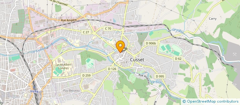 localisation de l'entreprise SCI PLEIAVITION à CUSSET