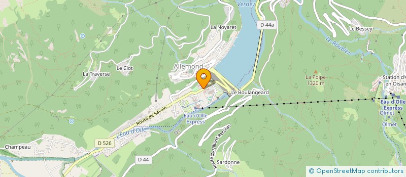 localisation de l'entreprise SCI PLEIN DE VIE  ALLEMOND