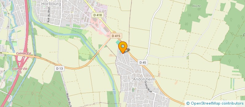 localisation de l'entreprise SCI PLEIN NORD  ANDOLSHEIM