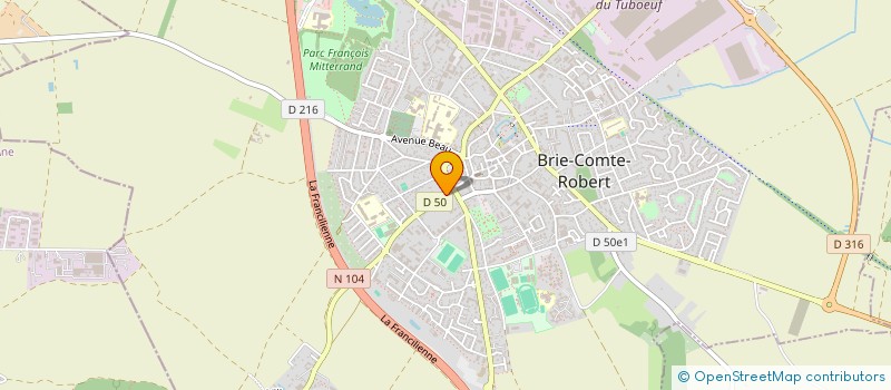 localisation de l'entreprise SCI PLEIN SOLEIL  BRIE-COMTE-ROBERT