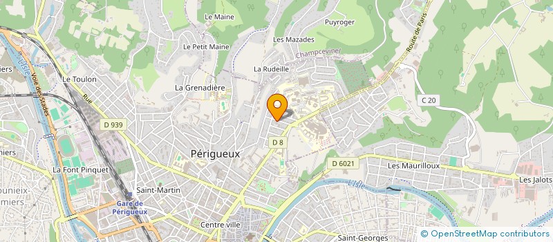 localisation de l'entreprise SCI PLEIN SOLEIL à PERIGUEUX