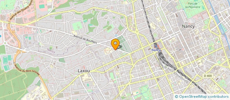 localisation de l'entreprise SCI PLEIN SOLEIL  NANCY