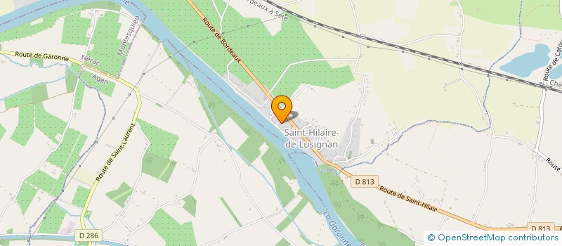 localisation de l'entreprise SCI PLEIN SUD  SAINT-HILAIRE-DE-LUSIGNAN