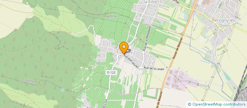 localisation de l'entreprise SCI PLEIN SUD  COUCHEY