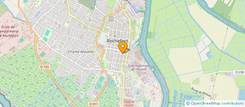 localisation de l'entreprise SCI PLEIN SUD  ROCHEFORT