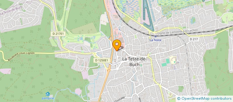 localisation de l'entreprise SCI PLEIN SUD à LA TESTE-DE-BUCH