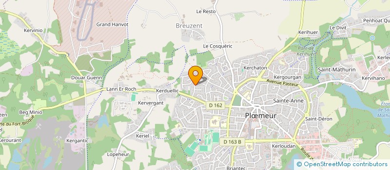 localisation de l'entreprise SCI PLEIN SUD à PLOEMEUR