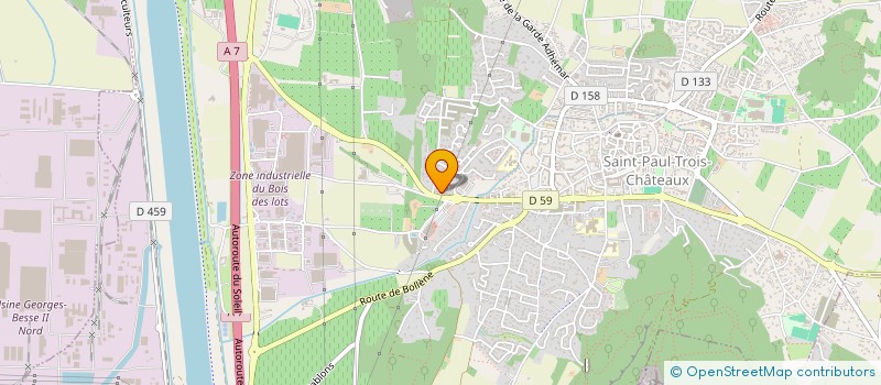 localisation de l'entreprise SCI PLEIN SUD  SAINT-PAUL-TROIS-CHATEAUX
